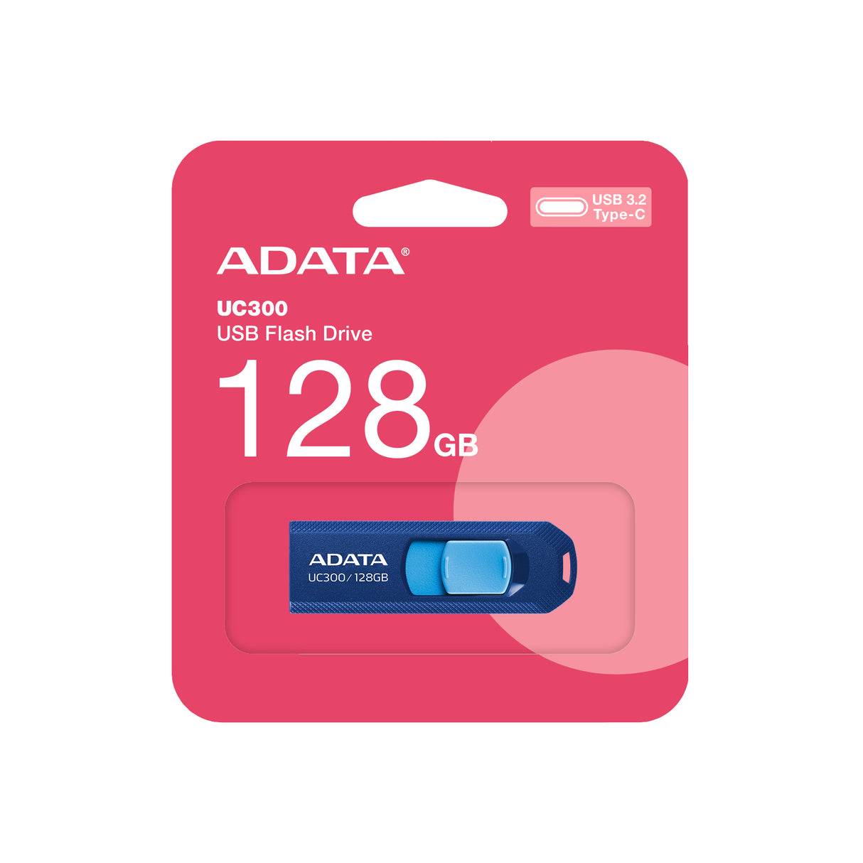 ADATA UC300 USB flash drive 128 GB USB Type-C 3.2 Gen 1 (3.1 Gen 1) Blue