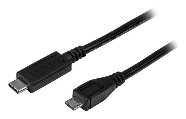 StarTech.com 3ft (1m) USB-C to Micro USB-B Cable, Data Cord, USB 2.0, USB C to Micro-B Data Transfer Cable