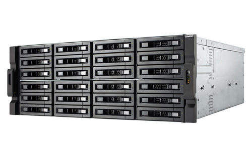 QNAP TS-2483XU-RP NAS Rack (4U) Intel® Xeon® E-2136 16 GB DDR4 0 TB QNAP QTS Black