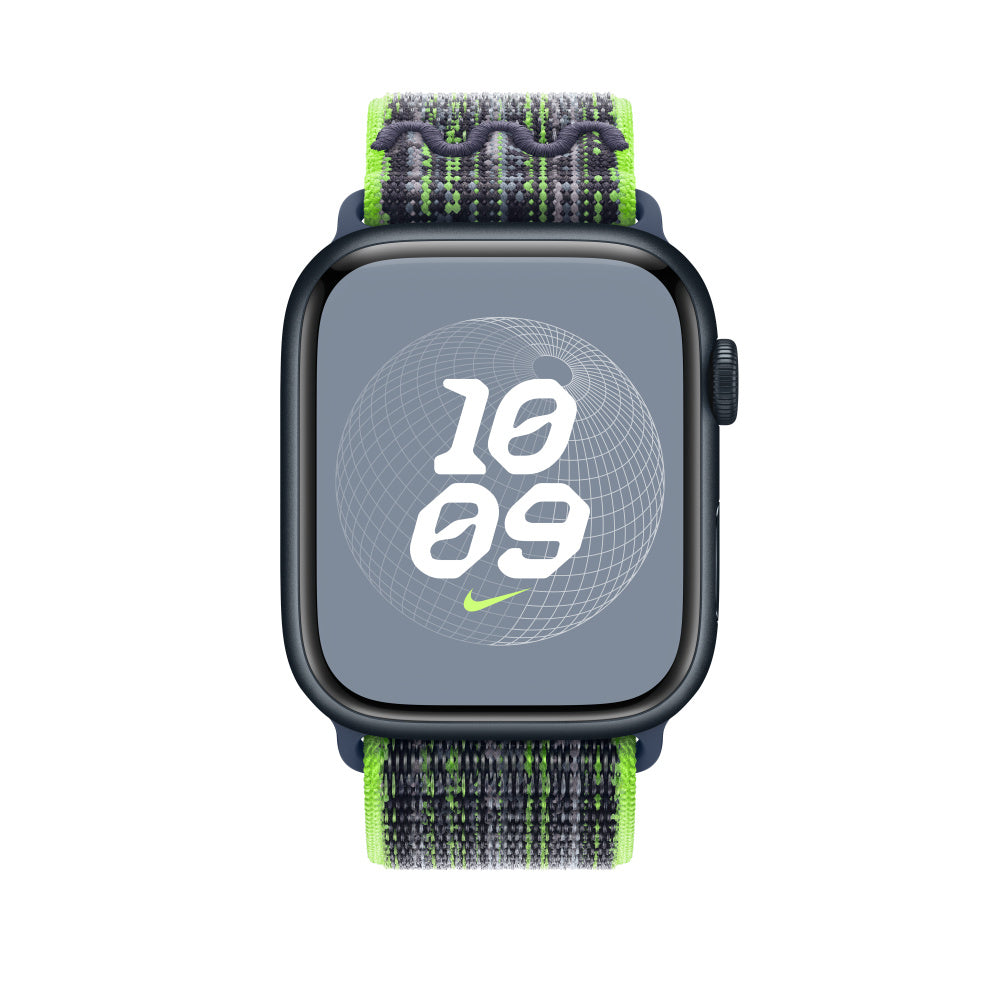 Apple MTL03AM/A smart wearable accessory Band Blue, Green Nylon