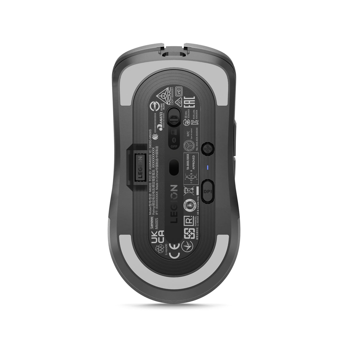 Lenovo MICE_BO Legion M600s mouse Gaming RF Wireless + Bluetooth + USB Type-A Optical 19000 DPI