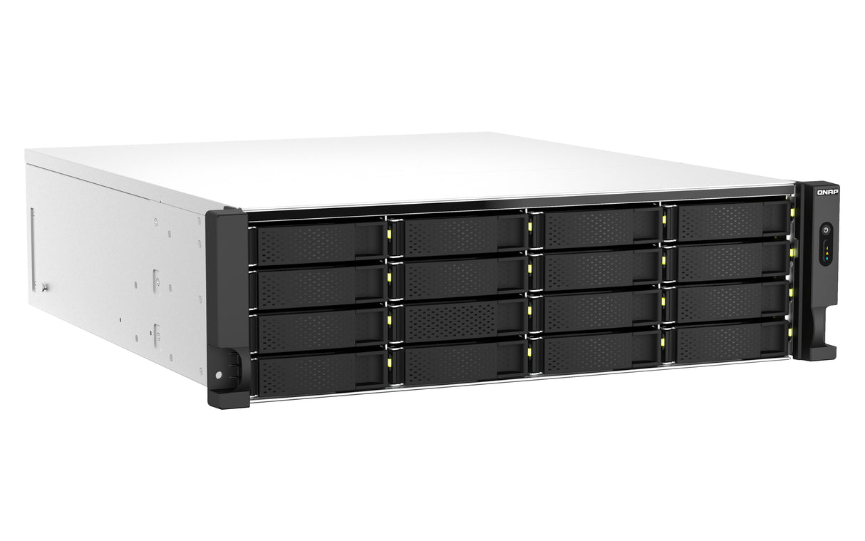 QNAP TS-H2287XU-RP NAS Rack (3U) Intel Xeon E E-2378 64 GB DDR4 0 TB QuTS hero Black, White