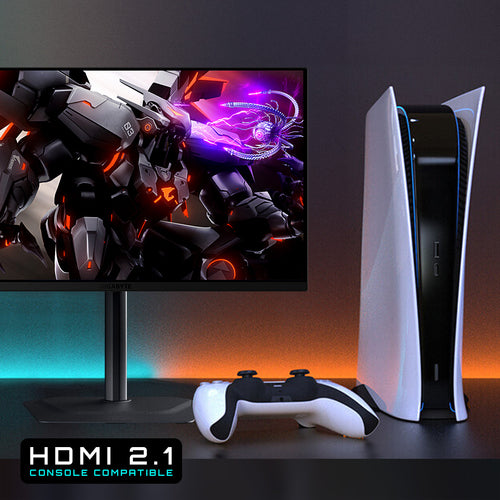 GIGABYTE MO27Q2 27" OLED QHD Gaming Monitor - 2560 x 1440, 240Hz, 0.03ms, 250 cd/m², Display HDR True Black 400, HDMI 2.1, Displayport 1.4