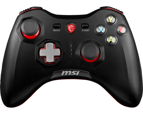MSI FORCE GC30 Wireless Pro Gaming Controller PC and Android 'PC and Android ready, Upto 8 hours battery usage, adjustable D-Pad cover, Dual vibration motors, Ergonomic design'