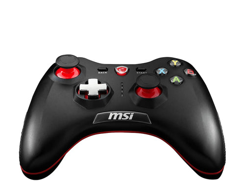 MSI FORCE GC30 Wireless Pro Gaming Controller PC and Android 'PC and Android ready, Upto 8 hours battery usage, adjustable D-Pad cover, Dual vibration motors, Ergonomic design'