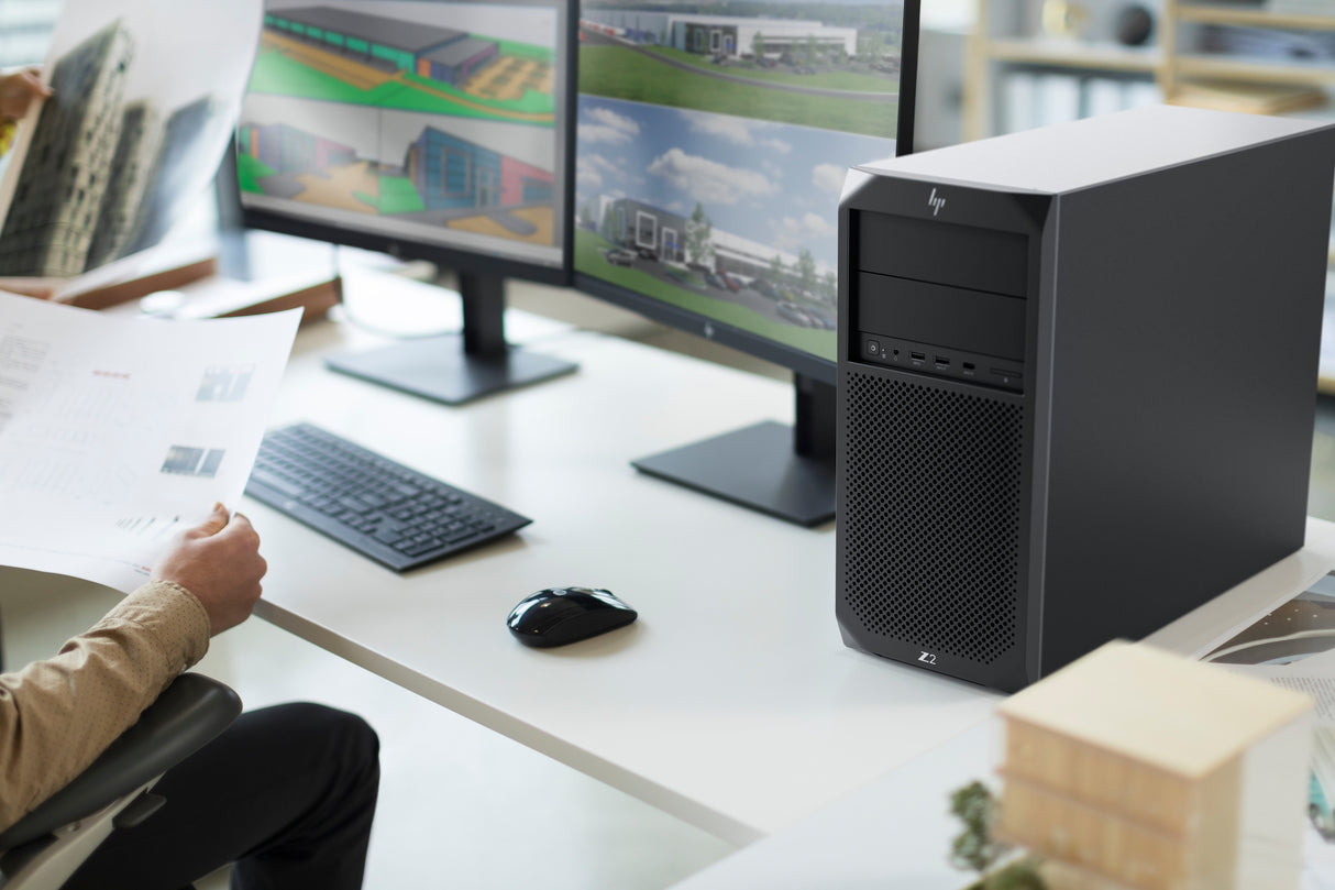 HP Z2 G4 Intel® Core™ i7 i7-9700 32 GB DDR4-SDRAM 1.51 TB HDD+SSD NVIDIA Quadro RTX 4000 Windows 10 Pro Tower Workstation Black