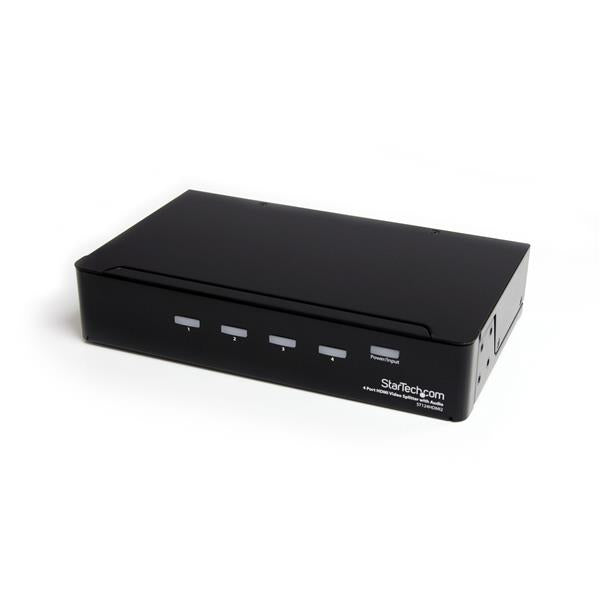StarTech.com 4-port HDMI splitter and signal amplifier - TAA
