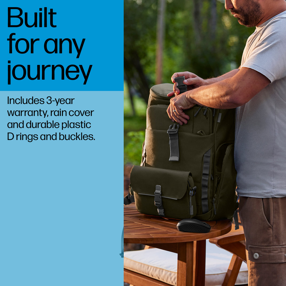 HP 15.6-inch Modular Laptop Backpack