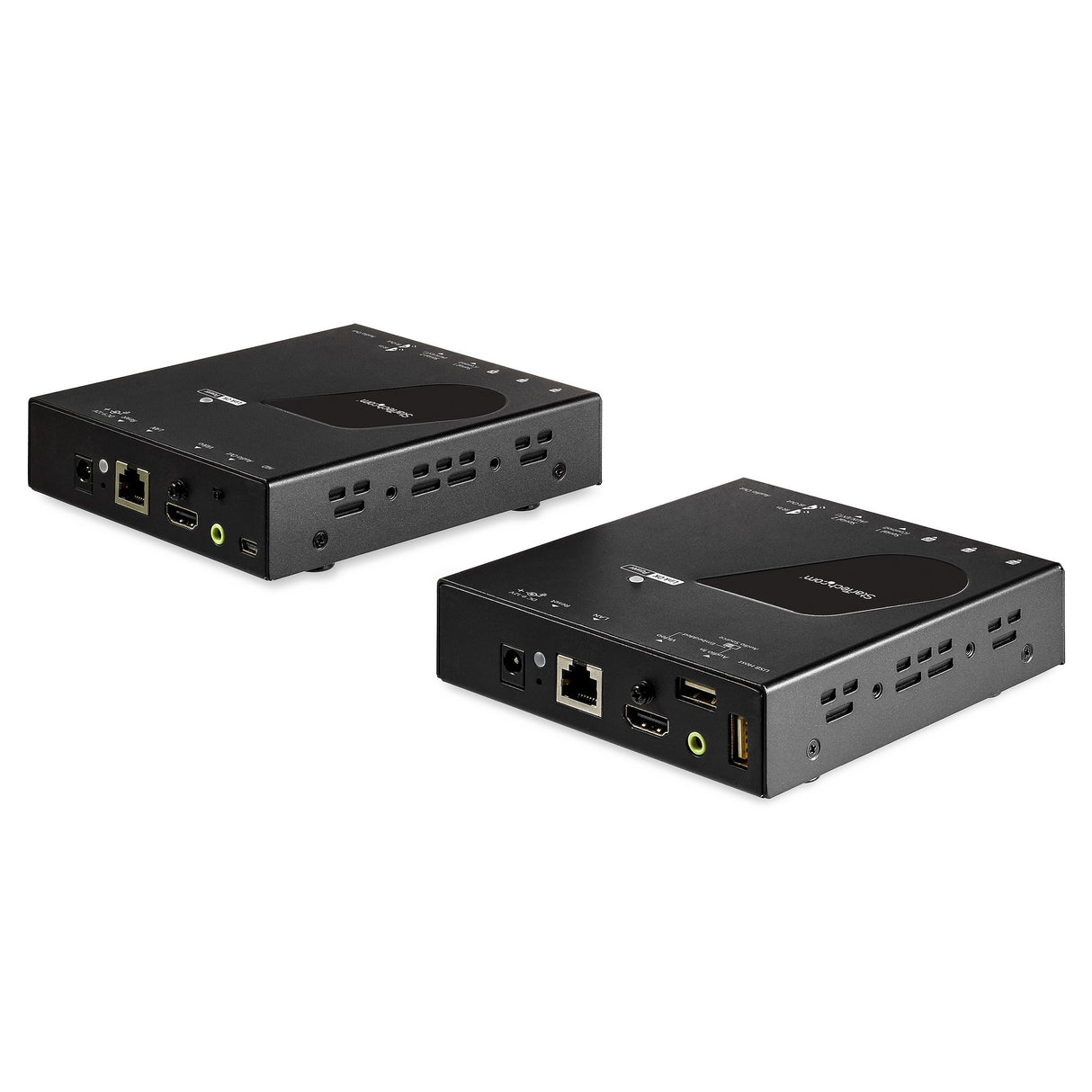 StarTech.com HDMI KVM Extender over IP Network - 4K 30Hz HDMI 2.0 and USB over IP LAN or Cat5e/Cat6 Ethernet Cable (100m/330ft) - Remote KVM Switch/Console Transmitter/Receiver Extender Kit - TAA