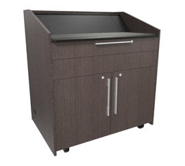 Middle Atlantic L5KCB2SEHA3ZP001 Lectern Black, Wood