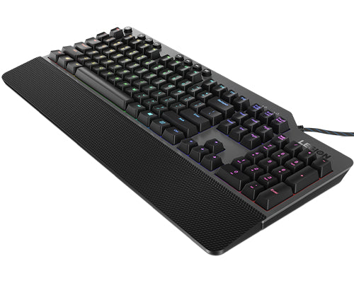 Lenovo Legion K500 keyboard Gaming USB QWERTY US English Black, Grey
