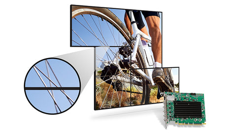 Matrox QuadHead2Go Q185 Multi-Monitor-Controller Card / Q2G-DP4K-C