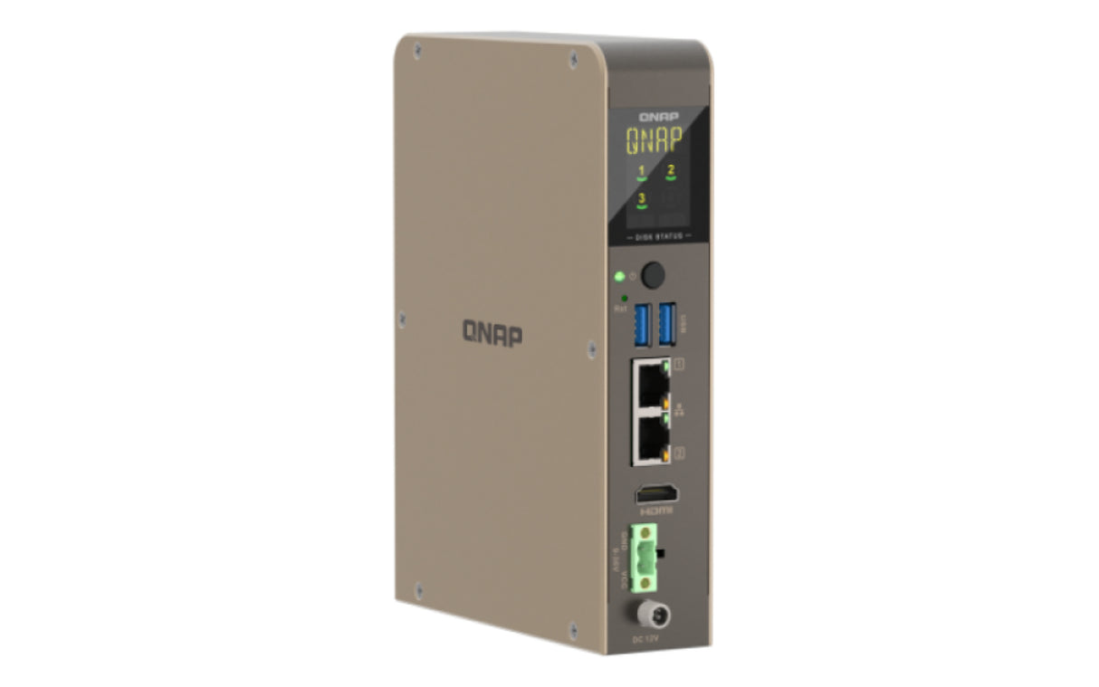 QNAP QBoat-300 NAS Compact 4 GB 0 TB QNAP QTS Grey