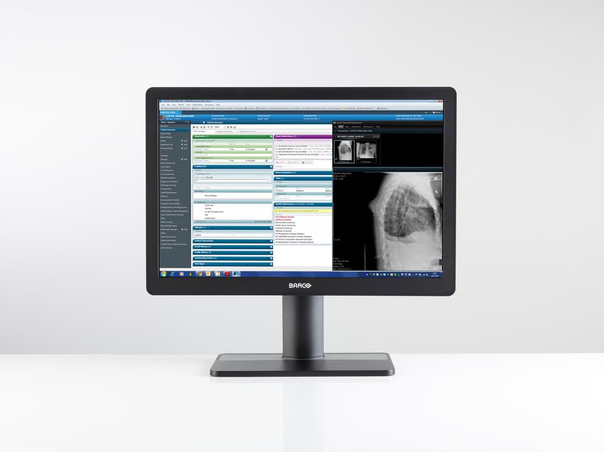 Barco MDRC-2324 HTEW computer monitor 61 cm (24") 1920 x 1200 pixels LCD White