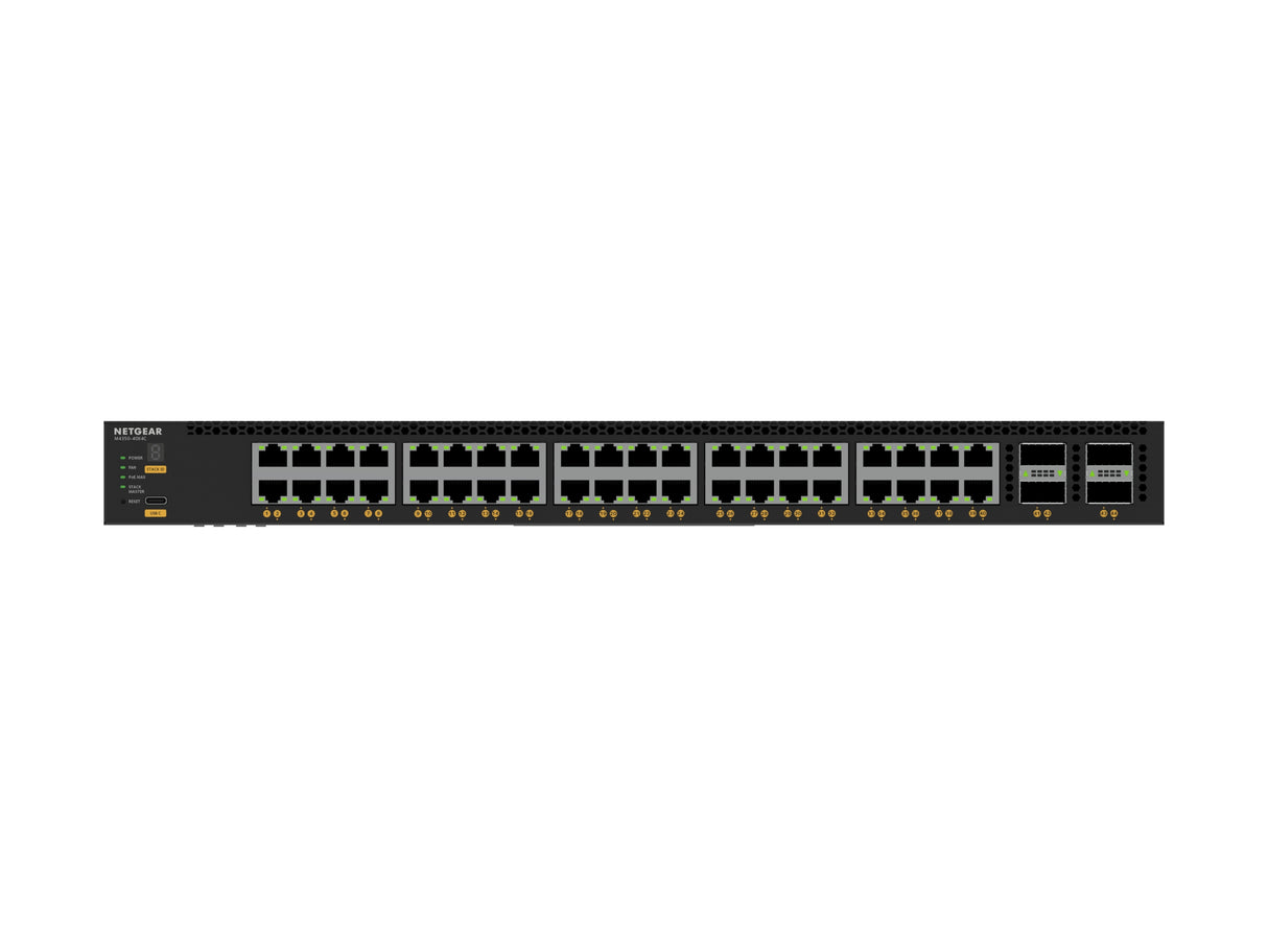 NETGEAR XSM4344C Managed L3 10G Ethernet (100/1000/10000) Power over Ethernet (PoE) 1U Black