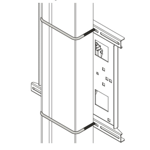 Chief Square 8" x 6" U-Bolt Set