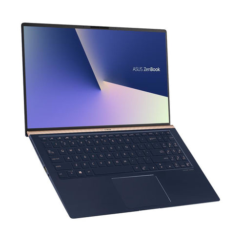 ASUS Zenbook 15 UX533FN-RH54 laptop Intel® Core™ i5 i5-8265U 39.6 cm (15.6") Full HD 8 GB DDR4-SDRAM 512 GB SSD NVIDIA® GeForce® MX150 Wi-Fi 5 (802.11ac) Windows 10 Home Blue