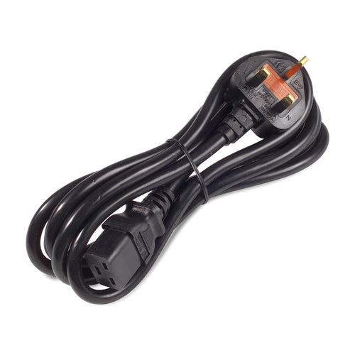 APC Power Cord, C19 to BS1363A (UK), 2.4m