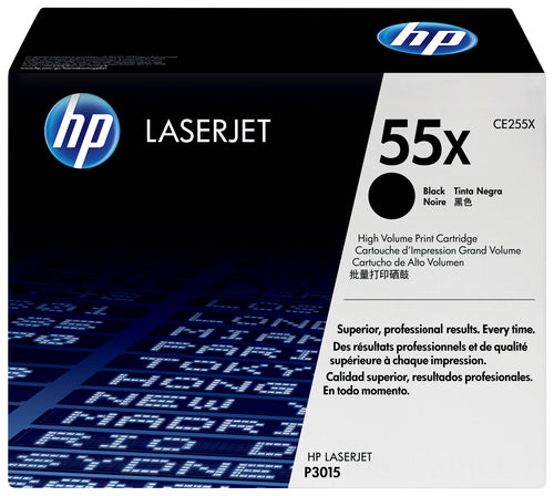 HP 55X High Yield Black Original LaserJet Toner Cartridge