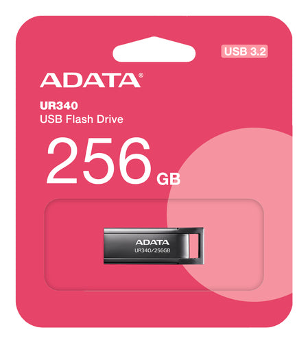 ADATA UR340 USB flash drive 256 GB USB Type-A 3.2 Gen 1 (3.1 Gen 1) Black
