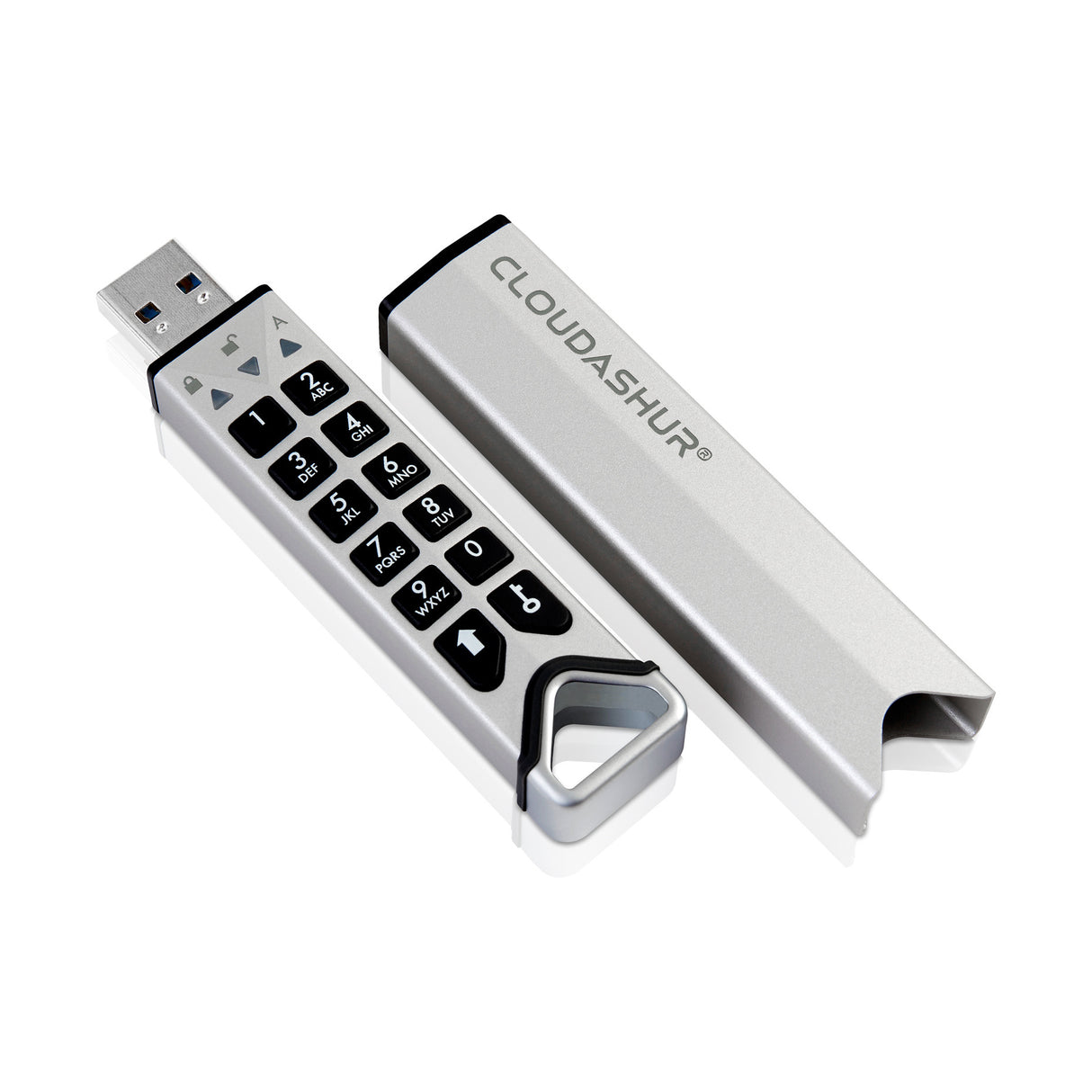 iStorage CloudAshur Hardware Security Module |data encryption module - encrypt, share & manage your data in the cloud| Password Protected, Dust and Water Resistant, Portable, Military Grade Hardware Encryption - 5 Factor Authentication