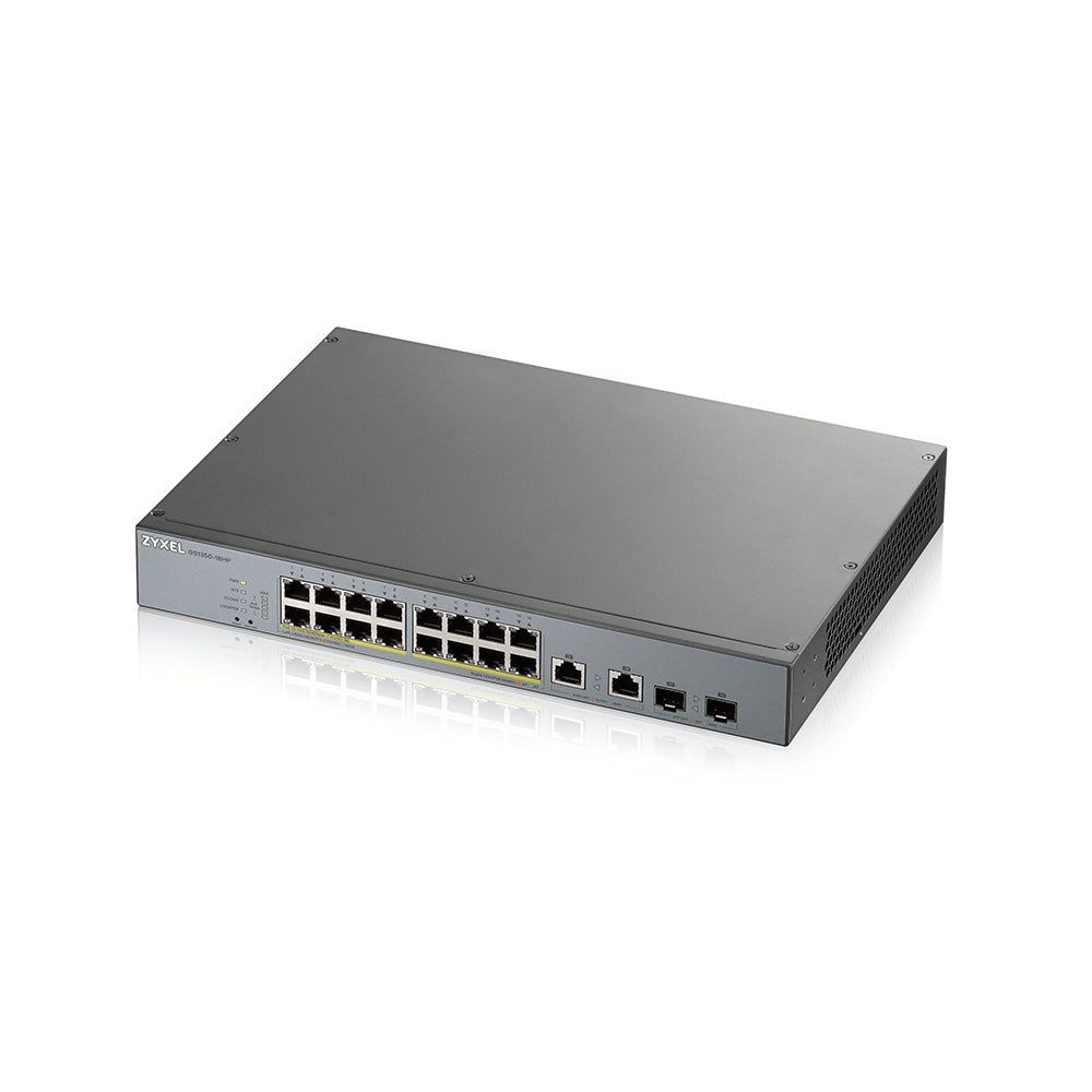Zyxel GS1350-18HP network switch Managed L2 Gigabit Ethernet (10/100/1000) Power over Ethernet (PoE) Grey