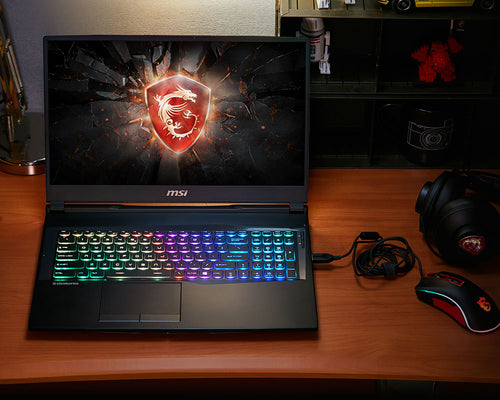 MSI Gaming GL75 9SE-076CA laptop Intel® Core™ i7 i7-9750H 43.9 cm (17.3") Full HD 16 GB DDR4-SDRAM 512 GB SSD NVIDIA® GeForce RTX™ 2060 Wi-Fi 5 (802.11ac) Windows 10 Home Black