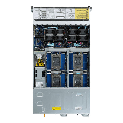 GIGABYTE H262-Z63 server barebone Socket SP3 Rack (2U) Black
