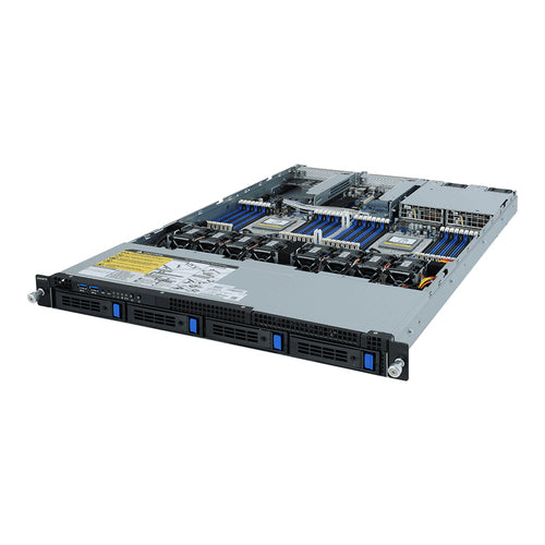 GIGABYTE R182-Z90 server barebone Rack (1U) Black