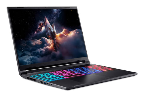 Acer Nitro ANV16S-41-R27B Copilot+ PC AMD Ryzen™ 7 260 Laptop 40.6 cm (16") WUXGA 16 GB DDR5-SDRAM 1 TB SSD NVIDIA GeForce RTX 5060 Wi-Fi 6 (802.11ax) Windows 11 Pro Black