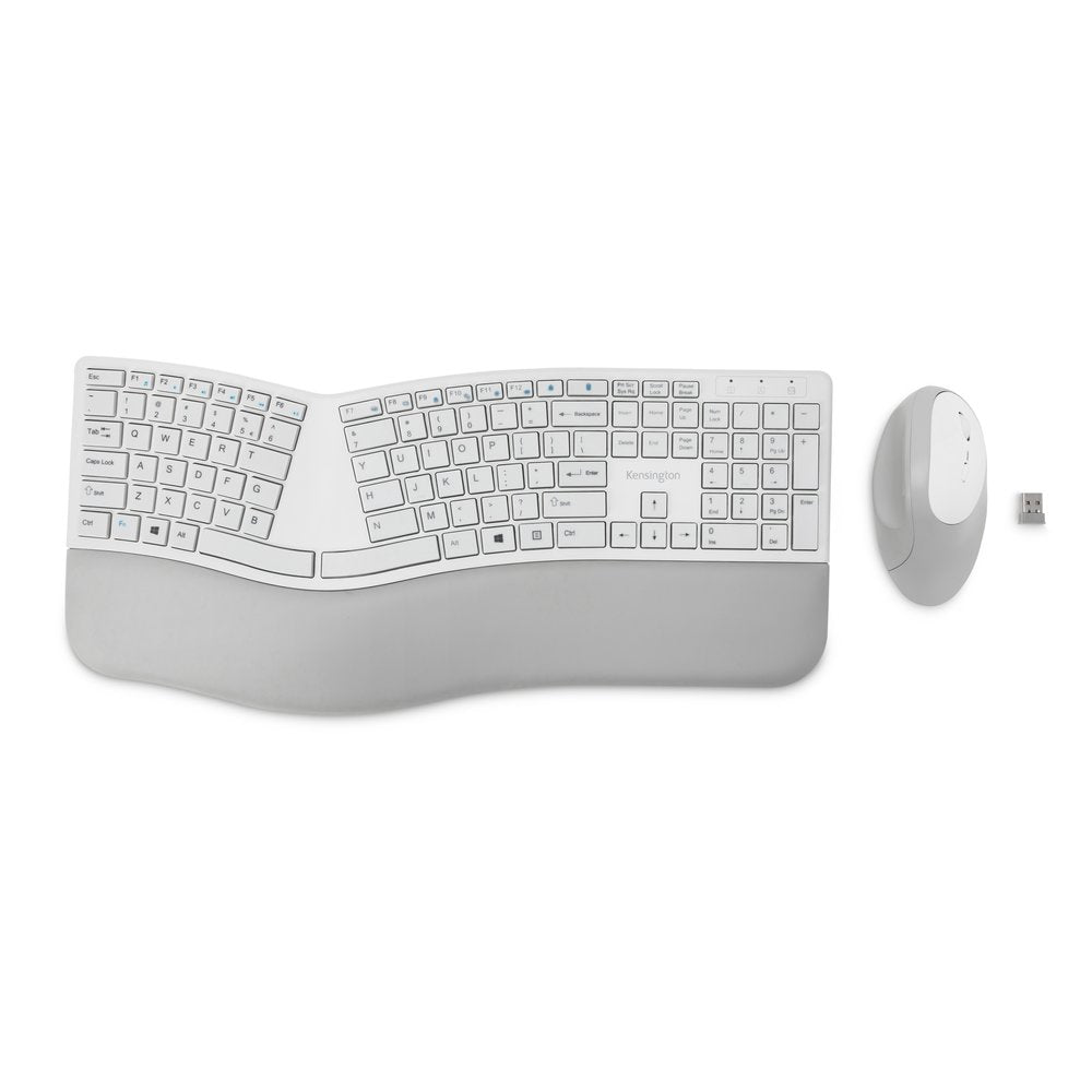 Kensington Pro Fit® Ergo Wireless Keyboard and Mouse—Gray