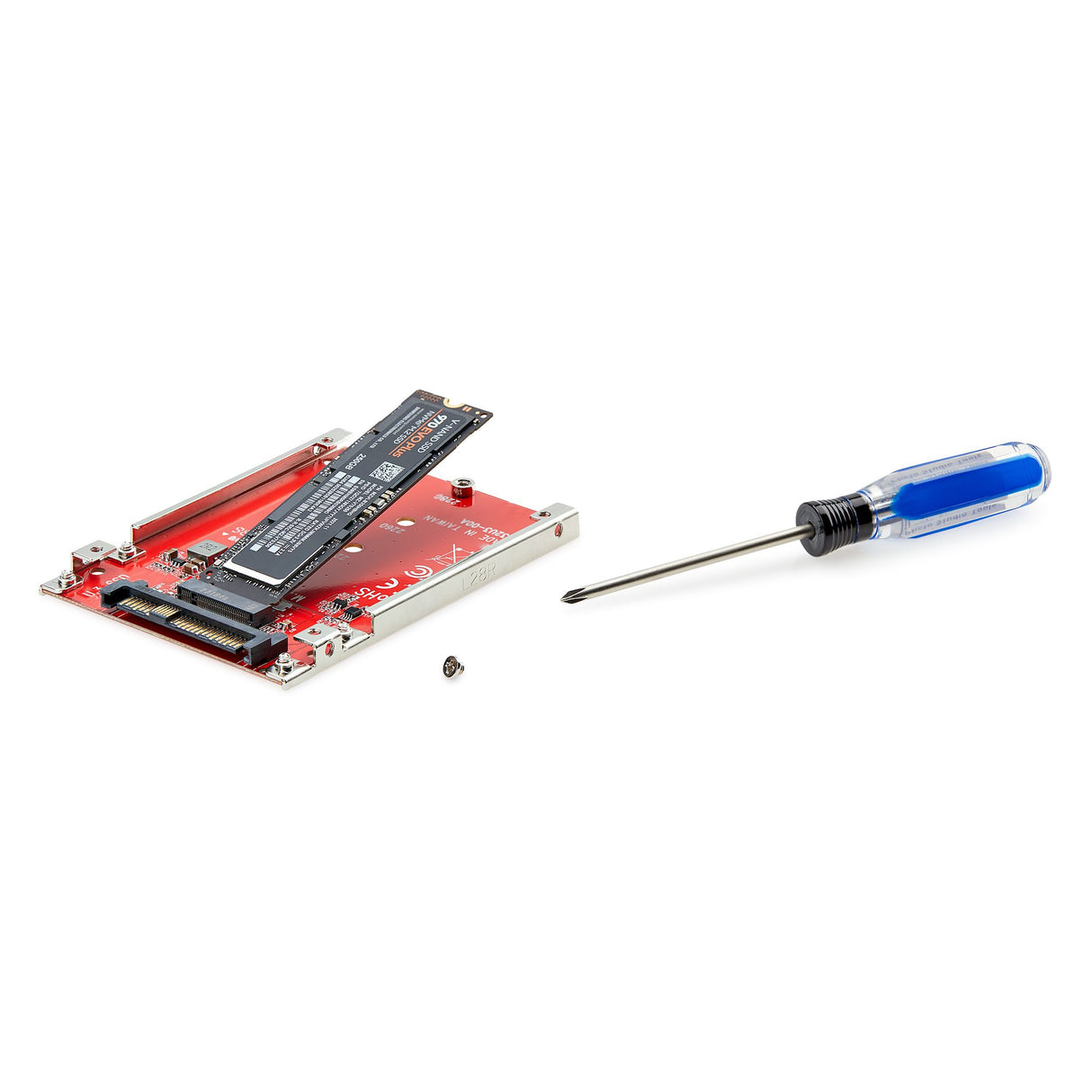 StarTech.com M.2 to U.3 Adapter for M.2 NVMe SSDs, PCIe M.2 Drive to 2.5inch U.3 (SFF-TA-1001) Host Adapter/Converter, TAA Compliant - 2.5" Drive Form Factor