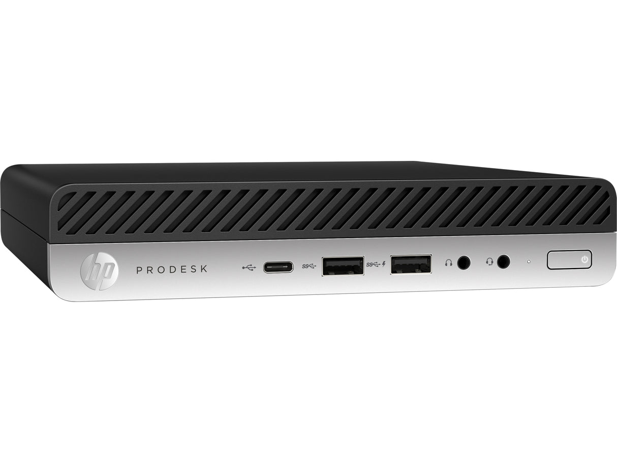 HP ProDesk 600 G5 Intel® Core™ i5 i5-9500T 8 GB DDR4-SDRAM 512 GB SSD Windows 10 Pro Mini PC Black, Silver