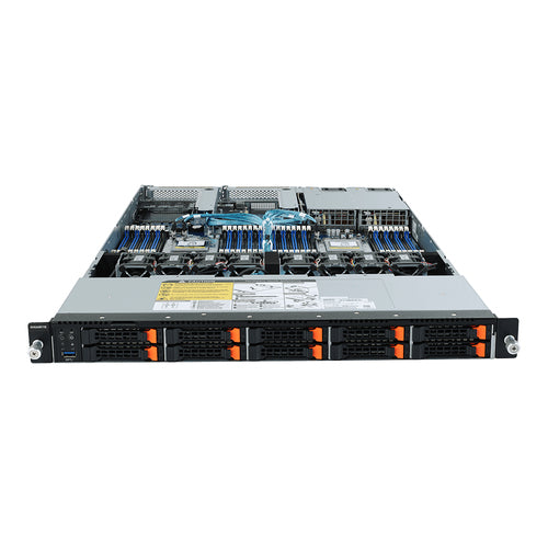 GIGABYTE R182-Z92 server barebone Socket SP3 Rack (1U) Black, Grey
