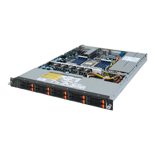 GIGABYTE R152-Z32 server barebone Socket SP3 Rack (1U) Black, Grey