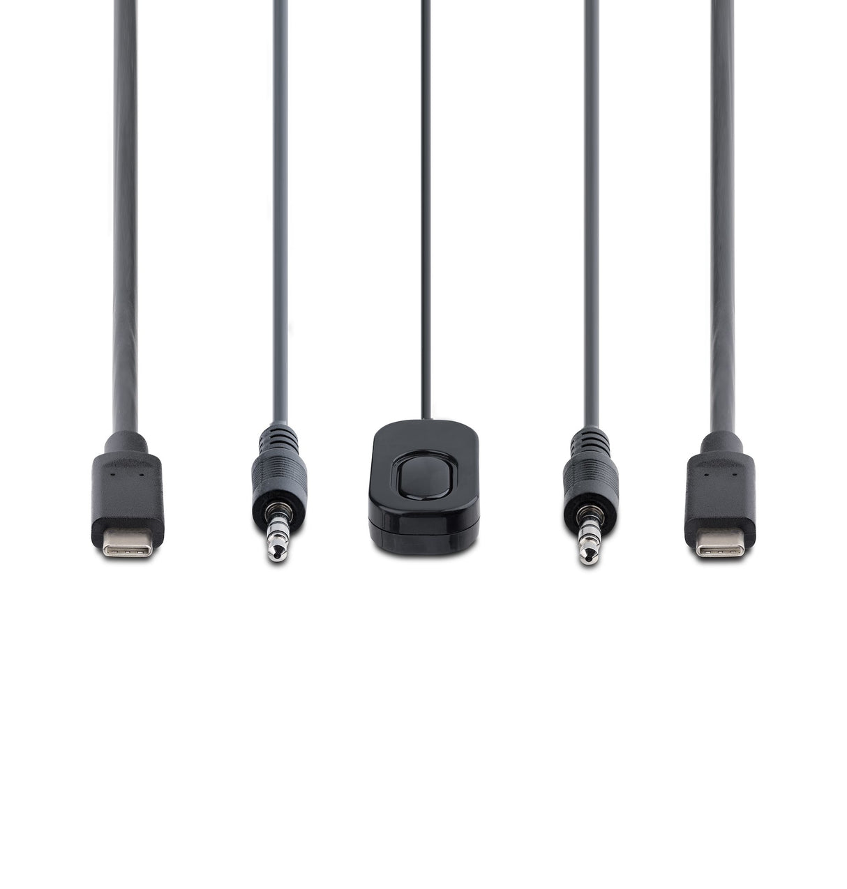 StarTech.com 2-Port USB-C Cable KVM Switch, 4K 60Hz DisplayPort Output, Compact KVM with 4ft/1.2m USB Type-C/Audio Integrated Cables, Bus Powered - Remote Push-Button/Hotkey Switching