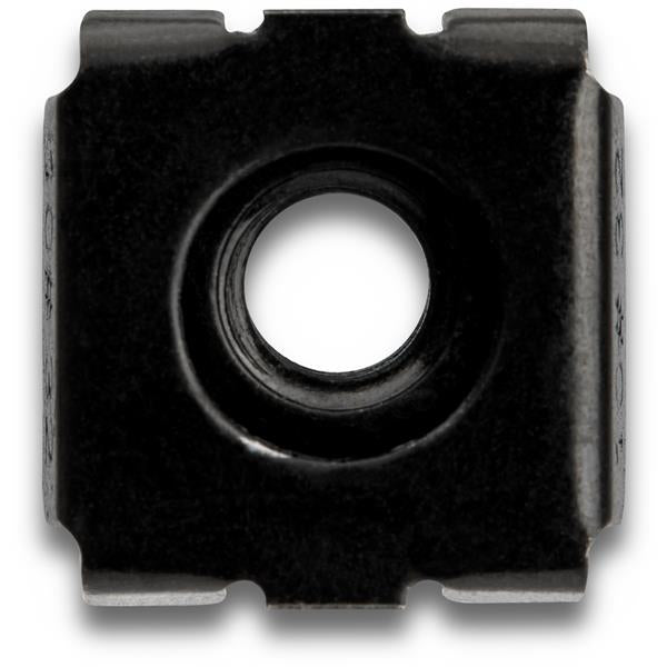 StarTech.com 50-Pack 10-32 Square Hole Cage Nuts and Installation Tool for 19" or 10" Server Racks, Cabinets and Enclosures, Black - TAA