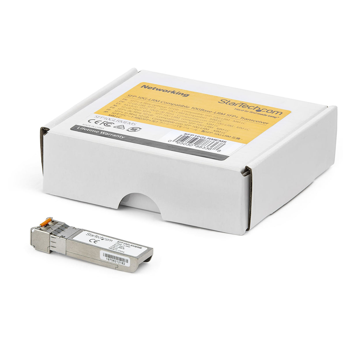 StarTech.com Dell EMC SFP-10G-LRM Compatible SFP+ Module - 10GBASE-LRM - 10GbE Multimode Fiber MMF Optic Transceiver - 10GE Gigabit Ethernet SFP+ - LC 200m - 1310nm - DDM