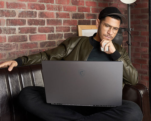 MSI Prestige P75 9SG-1095CA Creator Intel® Core™ i9 i9-9880H Laptop 43.9 cm (17.3") 4K Ultra HD 64 GB DDR4-SDRAM 2 TB SSD NVIDIA® GeForce RTX™ 2080 Max-Q Wi-Fi 5 (802.11ac) Windows 10 Pro Grey