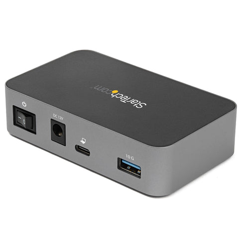 StarTech.com 4 Port USB C Hub with Power Adapter - USB 3.1/3.2 Gen 2 (10Gbps) - USB Type C to 4x USB-A - Self Powered Desktop USB Hub with Fast Charging Port (BC 1.2) - Desk Mountable~4 Port USB C Hub with Power Adapter - USB 3.2 Gen 2 (10Gbps)...