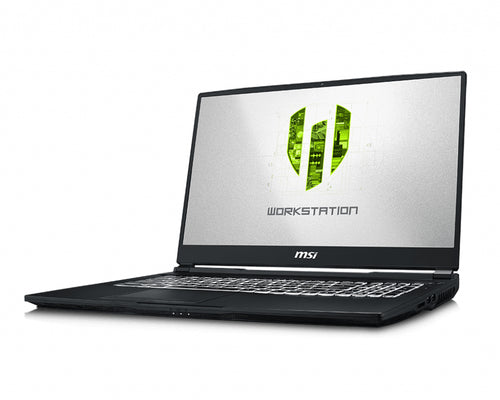 MSI Workstation WE75 9TJ-011CA laptop Intel® Core™ i7 i7-9750H Mobile workstation 43.9 cm (17.3") Full HD 32 GB DDR4-SDRAM 1.51 TB HDD+SSD NVIDIA Quadro T2000 Wi-Fi 5 (802.11ac) Windows 10 Pro Black