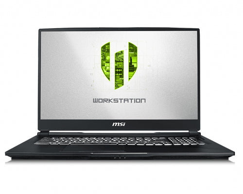 MSI Workstation WE75 9TK-699CA laptop Intel® Core™ i7 i7-9750H Mobile workstation 43.9 cm (17.3") Full HD 32 GB DDR4-SDRAM 1.51 TB HDD+SSD NVIDIA Quadro RTX 3000 Wi-Fi 5 (802.11ac) Windows 10 Pro Black