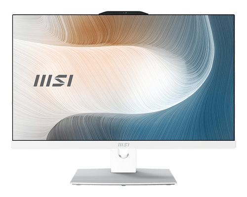 MSI Modern AM242TP 1M-1200US Intel Core 3 100U 60.5 cm (23.8") 1920 x 1080 pixels Touchscreen All-in-One PC 8 GB DDR5-SDRAM 512 GB SSD Windows 11 Home Wi-Fi 6E (802.11ax) White