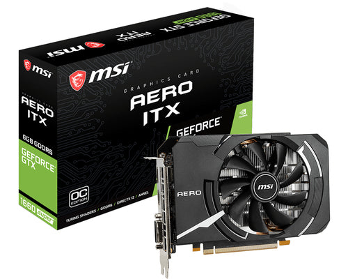 MSI AERO ITX GeForce GTX 1660 SUPER OC NVIDIA 6 GB GDDR6