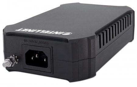 Intellinet Gigabit PoE++ Injector, One 95 W Port, IEEE 802.3bt (4PPoE) Compliant, Plastic Housing, Wall-mount Option