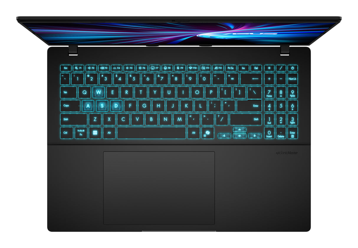 ASUS V16 V3607VU-DS73-CA Intel Core 7 240H Laptop 40.6 cm (16") WUXGA 16 GB DDR5-SDRAM 512 GB SSD NVIDIA GeForce RTX 4050 Wi-Fi 6 (802.11ax) Windows 11 Home Black