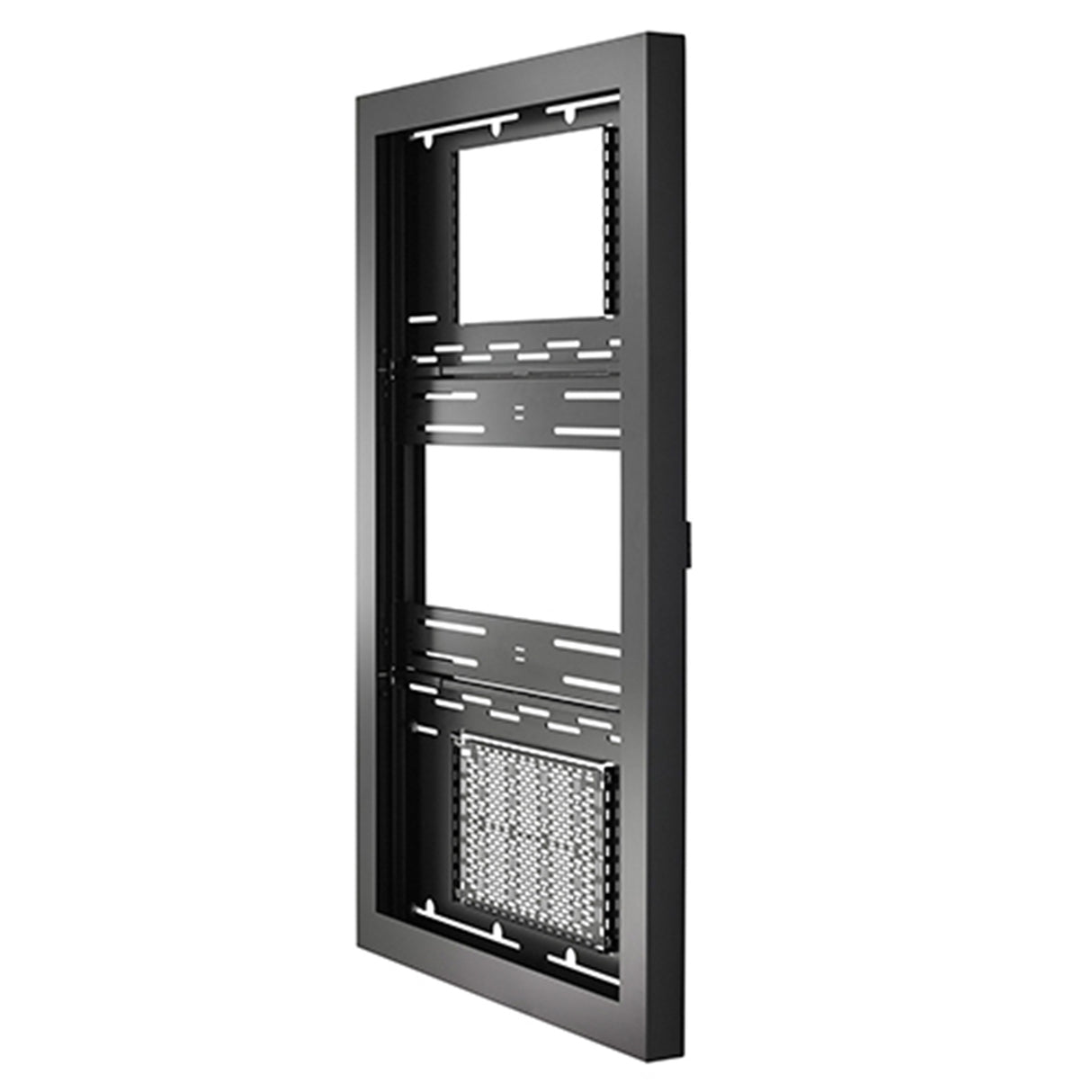 Chief ImpactTM On-Wall Kiosk - Portrait 55 Inch Black
