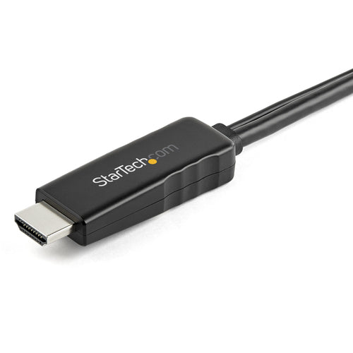StarTech.com 3ft (1m) HDMI to Mini DisplayPort Cable 4K 30Hz - Active HDMI to mDP Adapter Converter Cable with Audio - USB Powered - Mac & Windows - Male to Male Video Adapter Cable