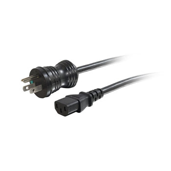 Legrand 2306-48007-010 Black NEMA 5-15P IEC 320