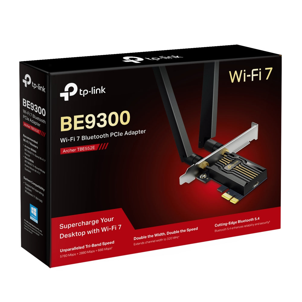 TP-Link Archer TBE552E network card WLAN / Bluetooth 5760 Mbit/s